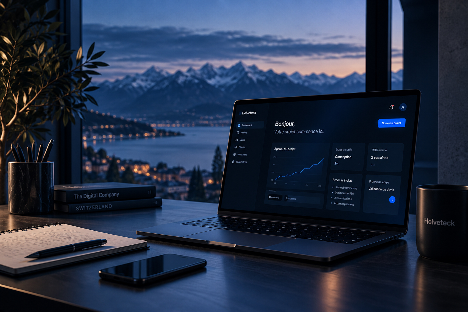 Photo suisse pour la page Devis